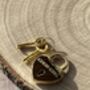 Engraved Pet Name Heart Padlock Dog Tag, thumbnail 8 of 8