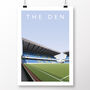 Millwall The Den Cold Blow Lane Stand Poster, thumbnail 2 of 8