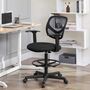 Adjustable Drafting Chair With Armrest And Swivel Seat, thumbnail 1 of 7