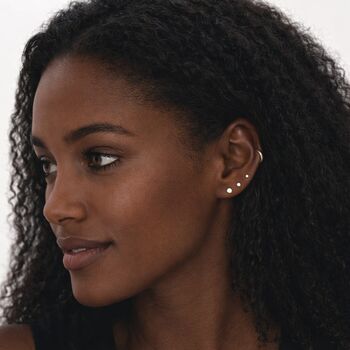 Sterling Silver Micro Ball Stud Earrings – 2mm, 3mm, 4mm, 4 of 5