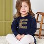 Animal Print Alphabet Kids T Shirt, thumbnail 1 of 7