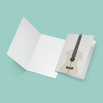Ukulele Birthday Card | Music Lover Card, 2 of 5
