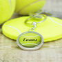 Personalised Name Tennis Ball Keyring, thumbnail 2 of 3