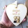 Personalised Naming Day, Christening Or Baptism Heart, thumbnail 5 of 7