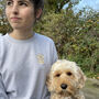 Personalised Dog Lover Motif Sweatshirt, thumbnail 2 of 12