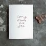 'Long Time No See' Rose Gold Foil Card, thumbnail 5 of 6