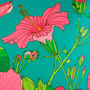 Tropical Hibiscus Cotton Cushion Cover, thumbnail 2 of 9
