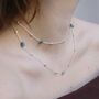 Sterling Silver Apatite Necklace/Bracelet, thumbnail 1 of 5