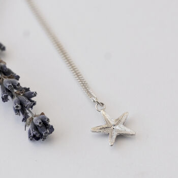 Starfish Necklace In Sterling Silver, 3 of 7