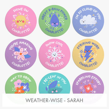 Personalised Reward Stickers 54 Stickers, 11 of 12