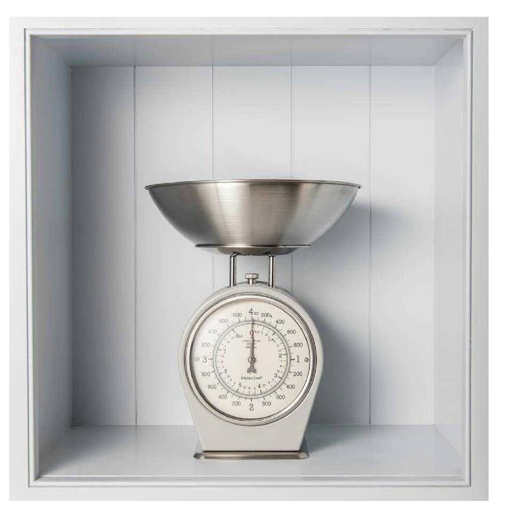 French Kitchen Scales Grey, Blue Or Green, 1 of 4