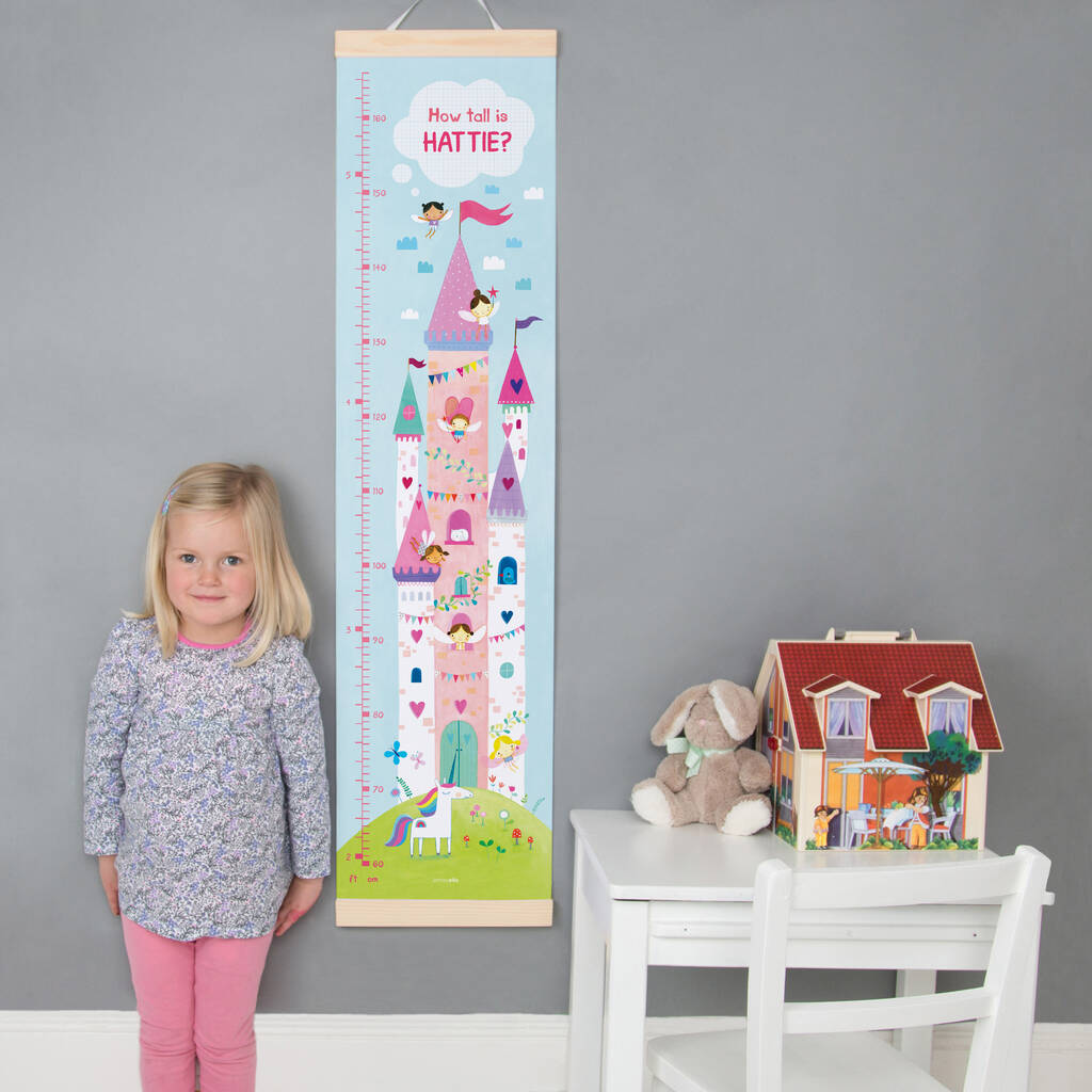 Personalised Fairy Castle Height Chart, 1 of 7