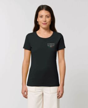 Custom Coordinates, Organic Cotton, Women's T Shirt, 5 of 10