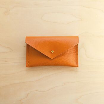 Personalised Recycled Leather Card Holder, 8 of 12