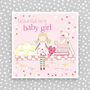 Brand New Baby Girl Card, thumbnail 1 of 3