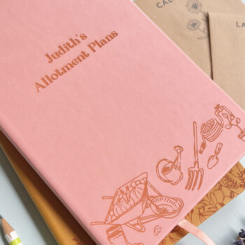 Personalised Allotment Gardener Notebook, 2 of 12