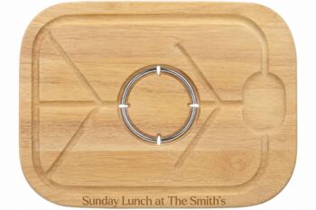 Personalised Havea Wood Sunday Lunch Carving Board, 3 of 4