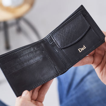 Personalised Leather Wallet With Rfid, 6 of 8