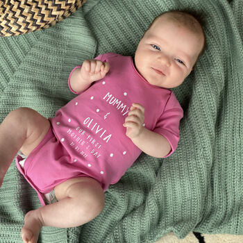 First Father's Day Babygrow, 2 of 5