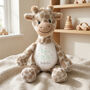 Personalised Born In 2026 Giraffe Teddy Bear 34cm – New Baby, Christening Or 1st Birthday Gift, thumbnail 1 of 9