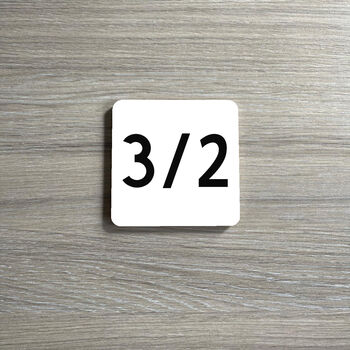 Stylish Small Square House Number, 8 of 9