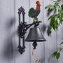 Traditional Rooster Door Bell Bracket, thumbnail 1 of 5