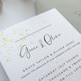 Ink Splash Wedding Invitation, thumbnail 5 of 6
