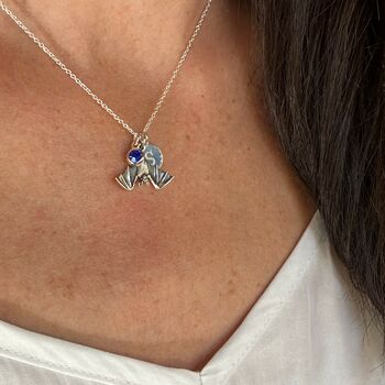 Personalised Bat Charm Necklace, 2 of 4