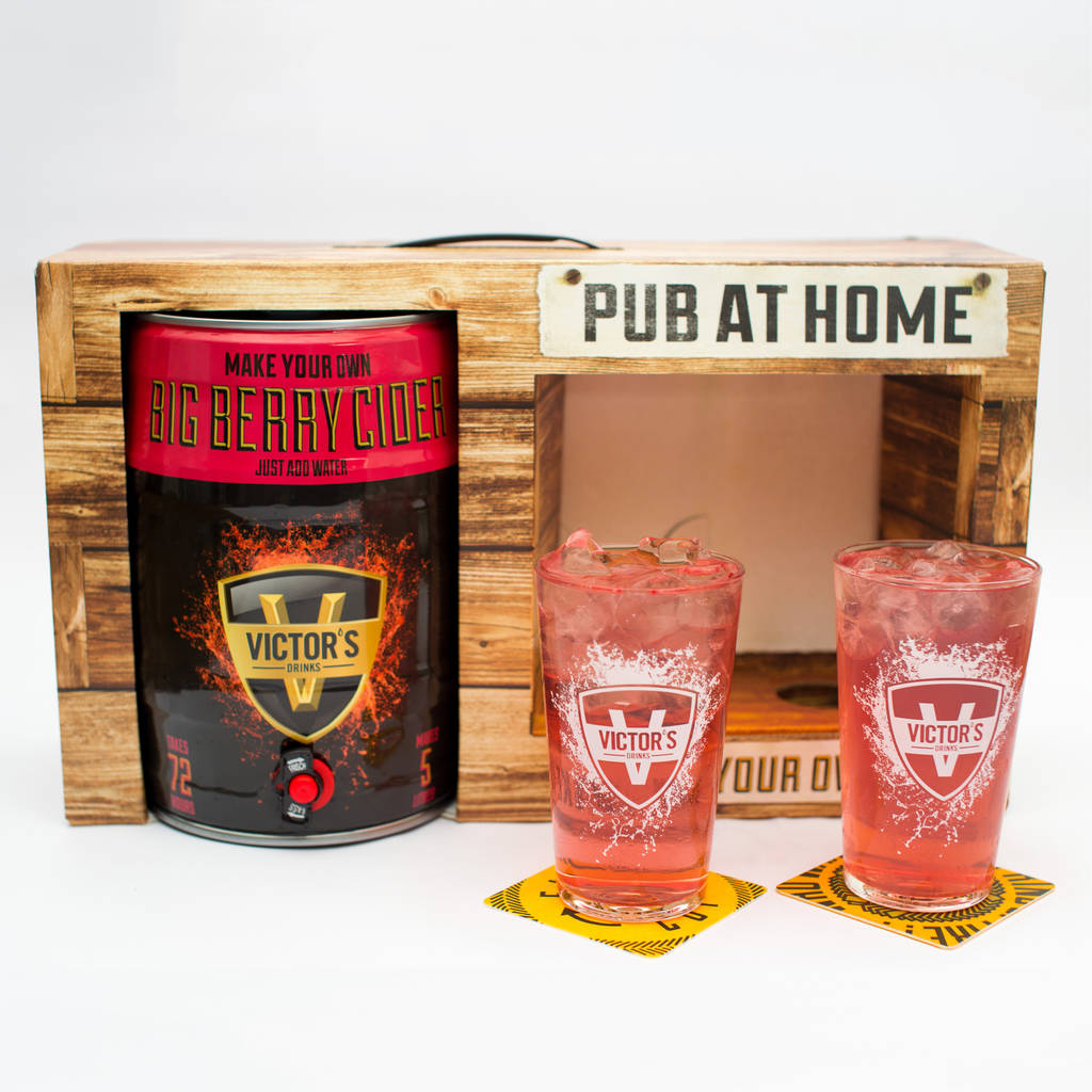 pub at home big berry cider by victor's drinks