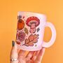 Autumn Frosted Glass Mug, thumbnail 3 of 3
