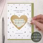 Botanical Scratch To Reveal Will You Be My Girlfriend Card, thumbnail 1 of 4