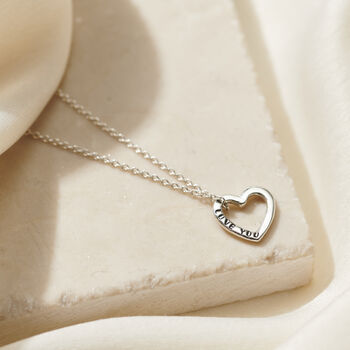 Personalised Mini Message Heart Necklace, 5 of 12