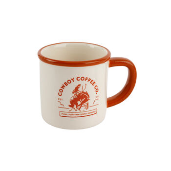 'Cowboy Coffee Co.' Stoneware Mug In Gift Box | Camping | Homeware | Kitchenware, 2 of 4