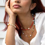 Jade Bead And Freshwater Pearl Necklace, thumbnail 1 of 12