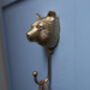 Brass Bear Coat Hook, thumbnail 1 of 2