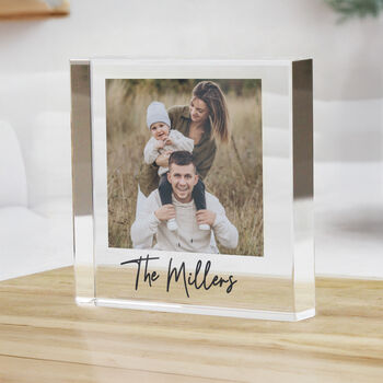 Personalised Photo Upload Small Glass Ornament Custom Keepsake Gift, 2 of 5