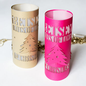 Personalised Lantern Sending Lots Of Love For Christmas, 5 of 6