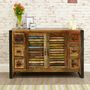 Shoreditch Six Drawer Two Door Sideboard, thumbnail 1 of 2