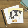 Mama Cow And Calf Greetings Card, thumbnail 2 of 7