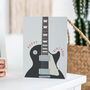 Electric Guitar Birthday Card | Les Paul Card, thumbnail 1 of 6