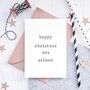 Personalised 'Happy Christmas' Mr Or Mrs Card, thumbnail 2 of 4