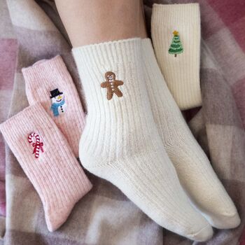 Christmas Relaxation Bed Socks Gift Box Set For Her, 5 of 11