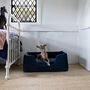 Charley Chau Deep Sided Dog Bed In Velour, thumbnail 1 of 10