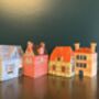 Four Card Houses Craft Retro Christmas Decoration, thumbnail 6 of 6