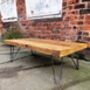 Industrial Reclaimed Hairpin Coffee Table Tv Unit 146, thumbnail 2 of 5