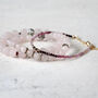 Skinny Ruby Bracelet In Gold Or Silver, thumbnail 10 of 12