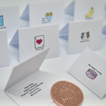 Personalised Mini Ace Of Hearts Greetings Card, 6 of 8