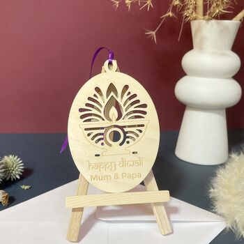 Personalised Keepsake Diwali Card, 7 of 10