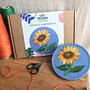 Sunflower Embroidery Kit, thumbnail 2 of 9