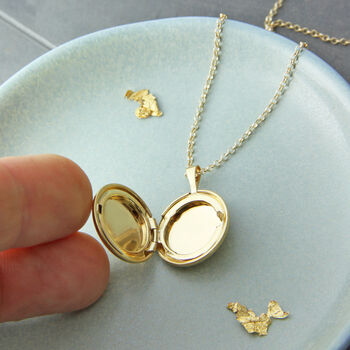 Round Small Locket Necklace, 4 of 9